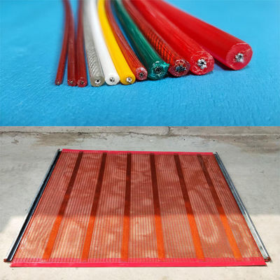 سیم فولادی پوشش داده شده پیوندهای پلی اورتان 26mm X 1900mm X 1390mm