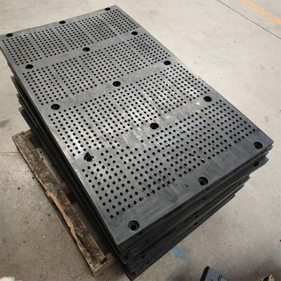 رنگ سیاه پانل های ربر عالی 40*8mm برای صفحه های ارتعاش صنعتی