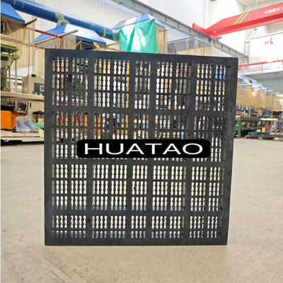 25*6mm Mesto قابل اعتماد از لاستیک غربالگری پانل های شبکیه غربالگری برای معدن استفاده می شود صفحه لرزش