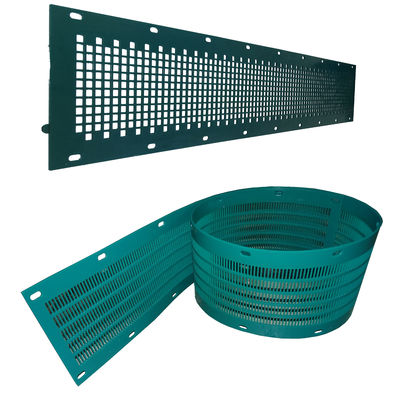 صفحه نمایش فلیپ فلاپ PU مقاوم در برابر سایش 1.25 متری برای جداسازی پودر شیمیایی