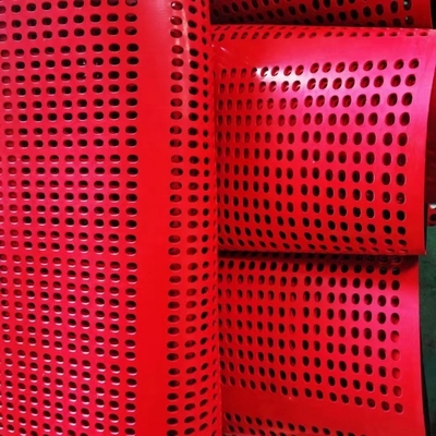 1.25 متر تایلندی لاستیک صفحه نمایش حصیر 8 میلی متر ضخامت برای فرآوری سنگ معدن